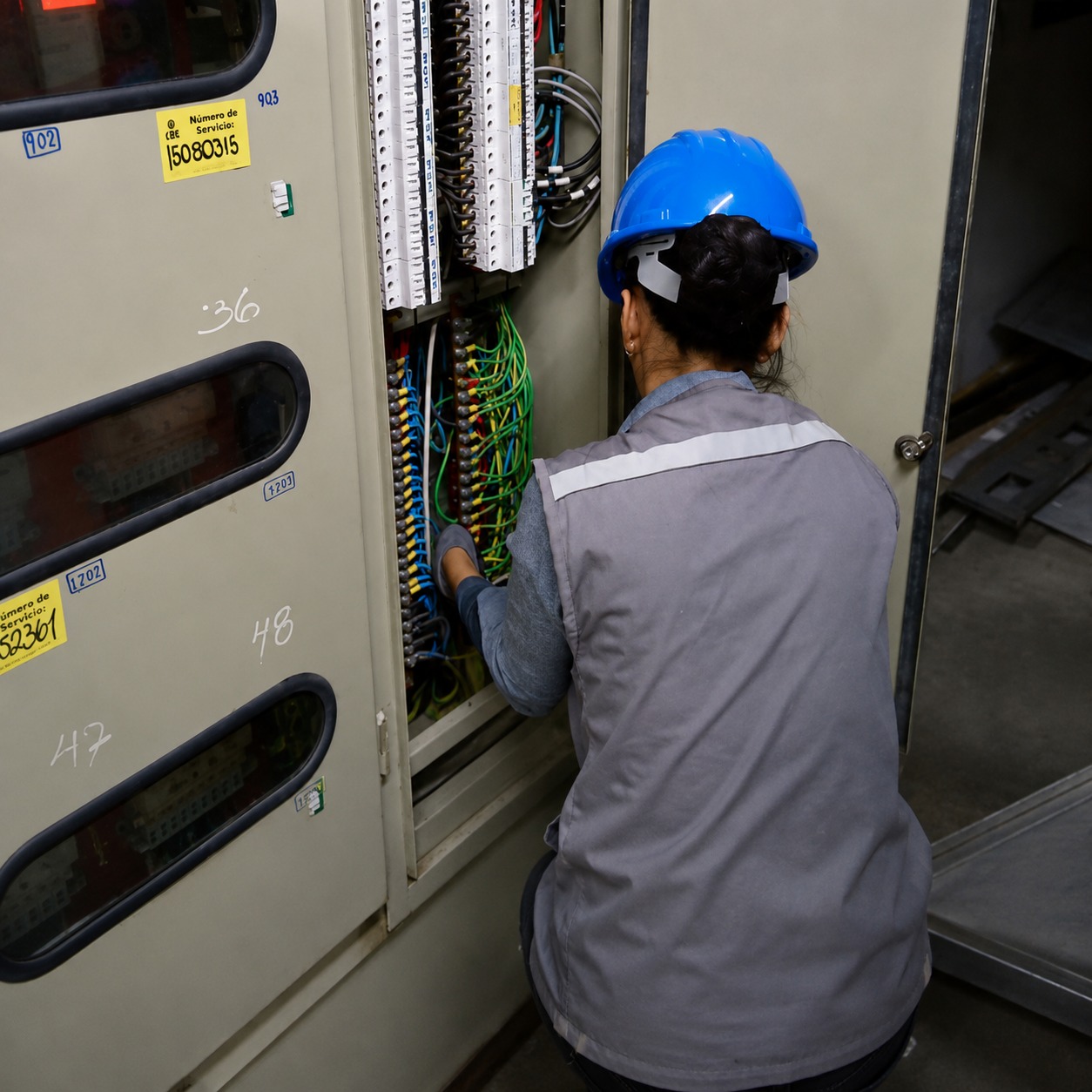 Mantenimiento y conexi&oacute;n en tablero el&eacute;ctrico